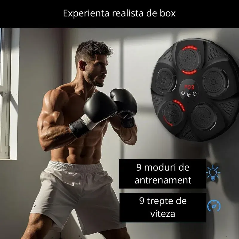 Aparat de box Smart cu muzica si lumina LED [6]