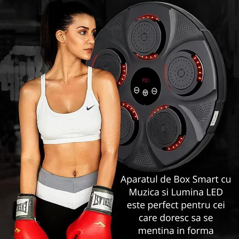 Aparat de box Smart cu muzica si lumina LED [5]