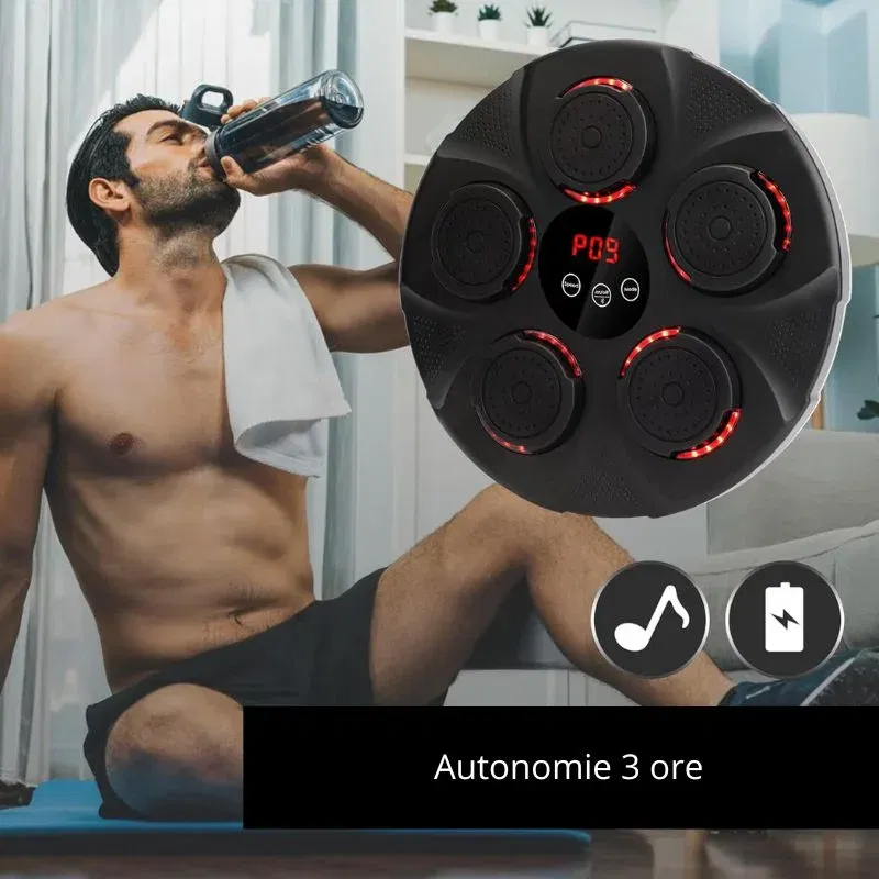 Aparat de box Smart cu muzica si lumina LED [7]