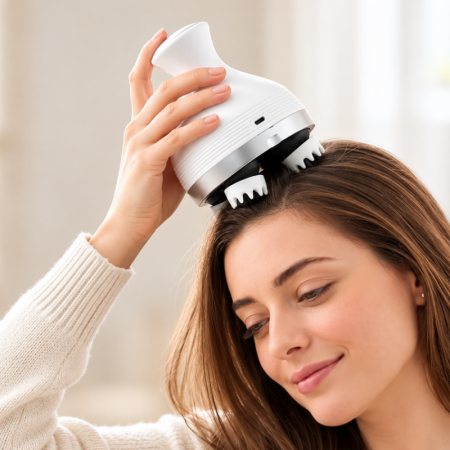Cadouri Pentru Secret Santa - Aparat de masaj electric multifunctional pentru scalp si corp