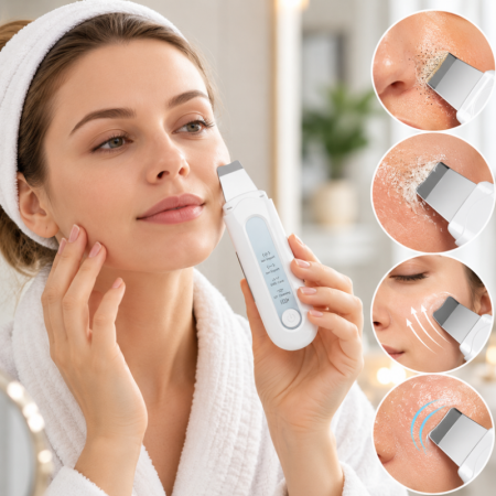 Cadouri Craciun Pentru Femei - Aparat de peeling ultrasonic pentru fata