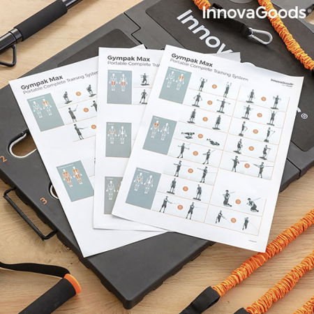 Aparat fitness multifunctional, cu ghid exercitii si geanta voiaj [11]