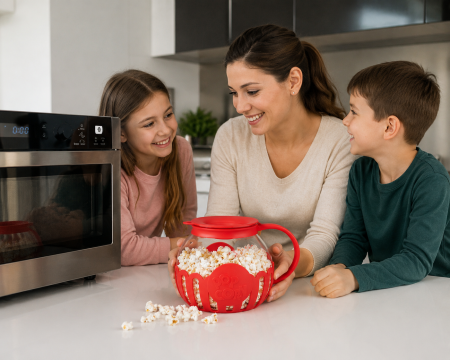 Aparat pentru Popcorn la Microunde fara Ulei [1]