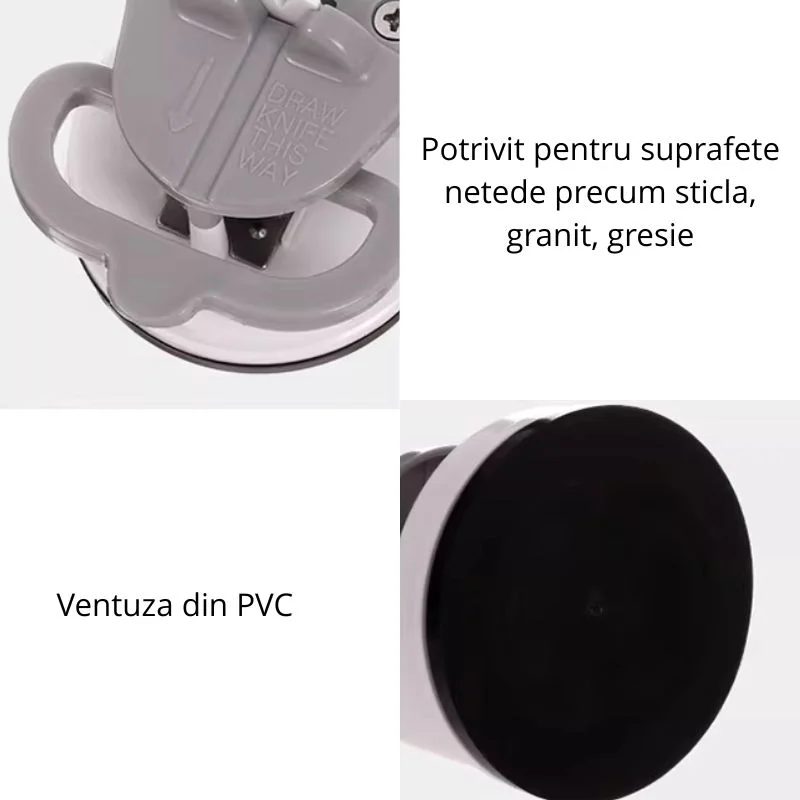 Ascutitor de cutite manual, cu baza antialunecare [6]