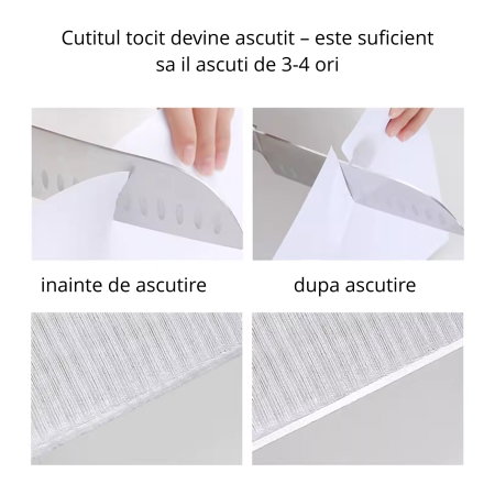 Ascutitor de cutite manual, cu baza antialunecare [5]