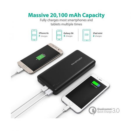 Baterie Externa RavPower 20100mAh 2 X USB [4]