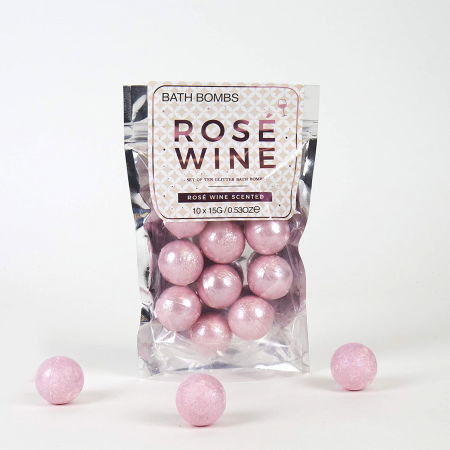Bath Bombs Rose Wine [1]