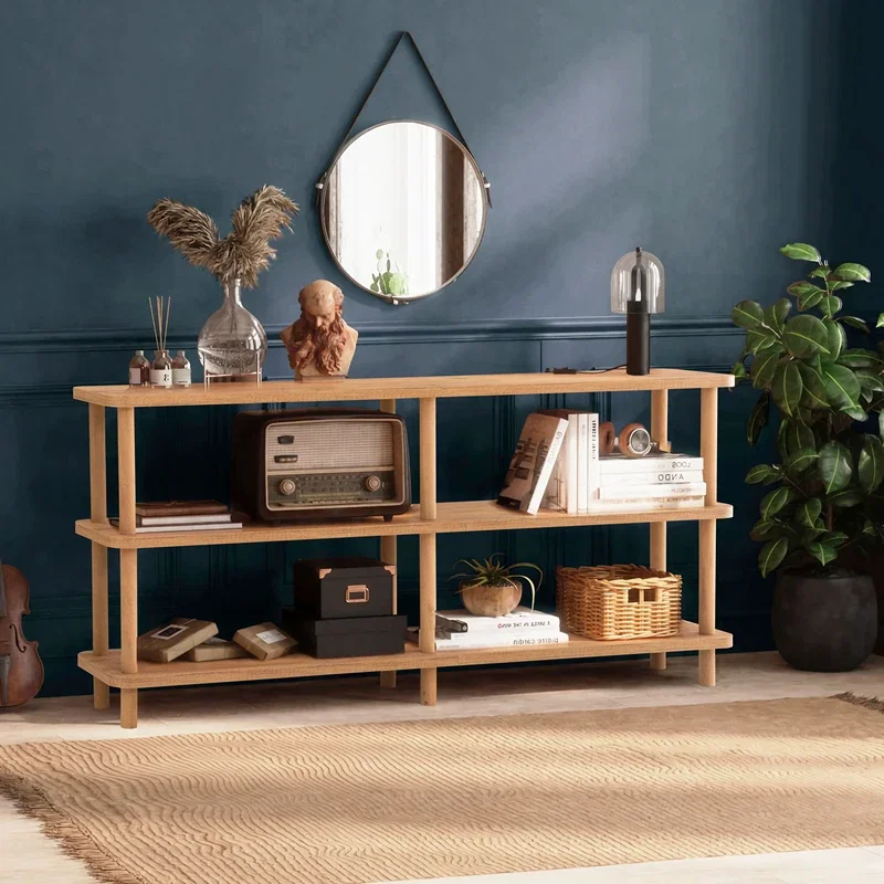 Biblioteca Raca stejar Atlantic, design modern, compartimentata [0]
