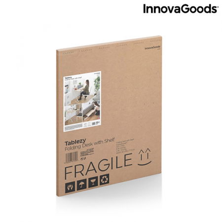 Birou portabil pliabil cu etajera [11]