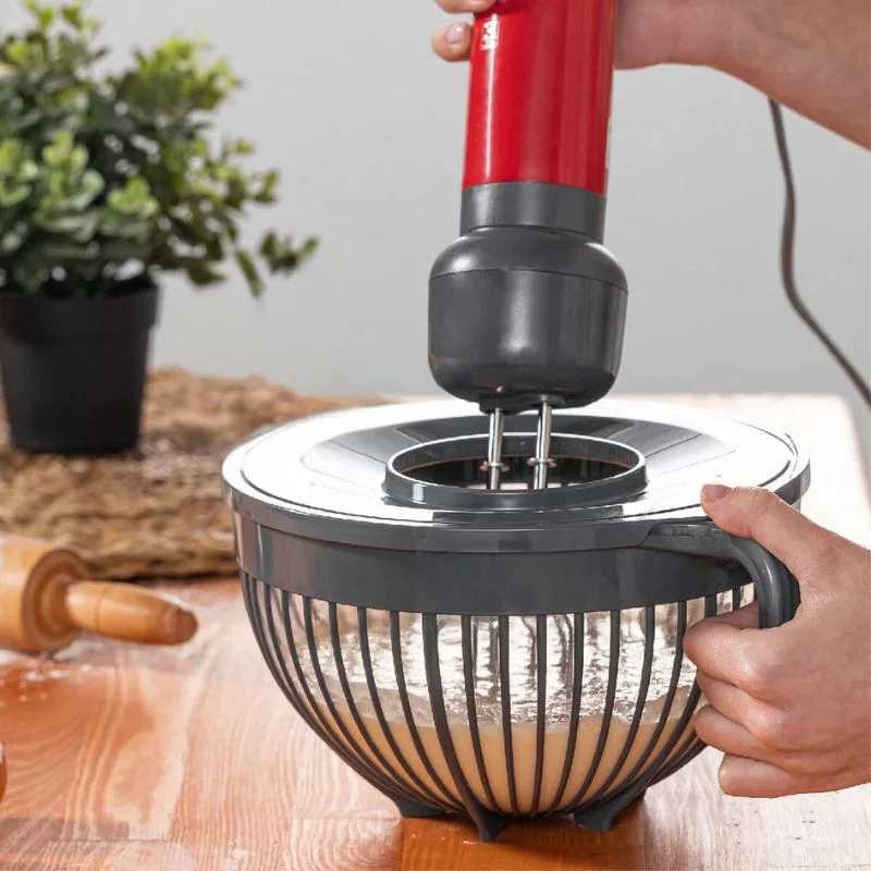 Bol cu Capac pentru Mixer Gri [0]