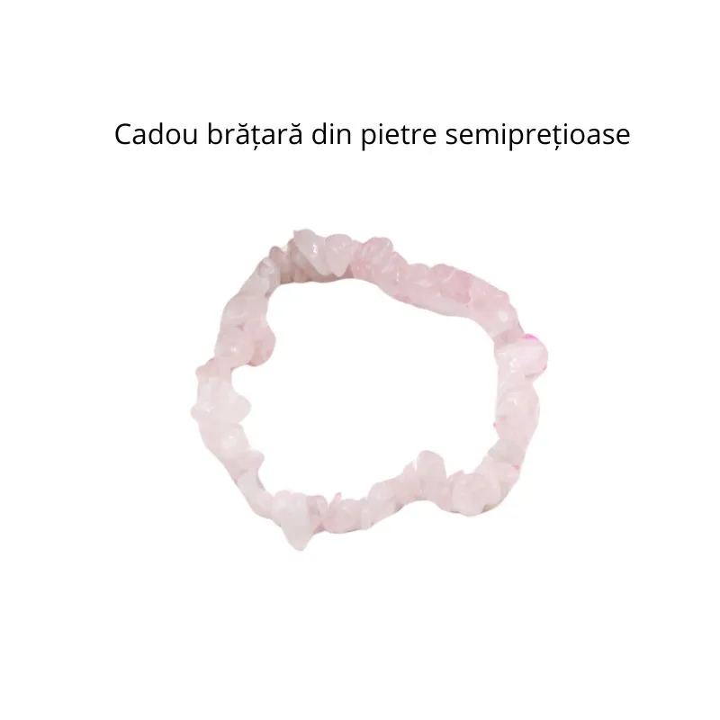 Bomba de baie si Bratara Cadou Rose Quartz [3]