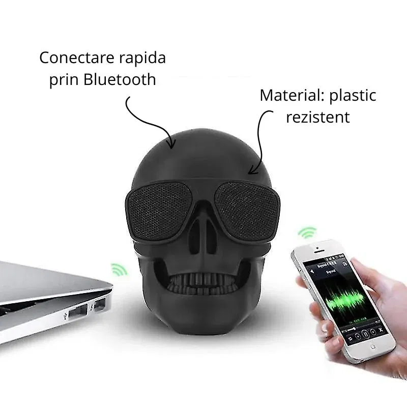 Boxa portabila Bluetooth Craniu [7]