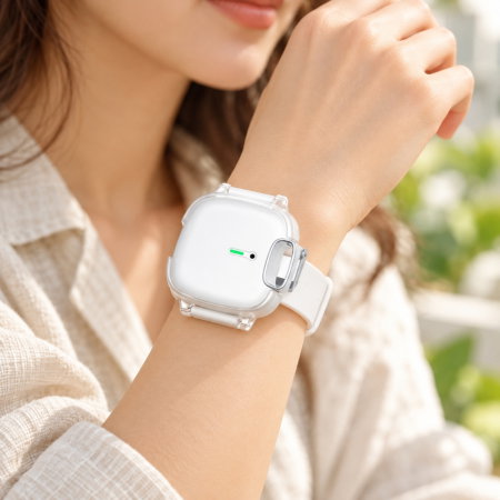 Cadouri pentru Iubit - Bratara Purificator aer Clear Air Alba