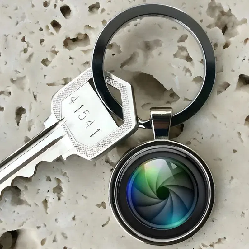 Cele mai noi - Breloc obiectiv foto, Focus pe stil