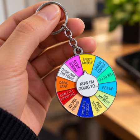 Cadouri Craciun Pentru Femei - Breloc spinner amuzant Now I'm going to