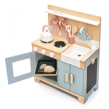 Bucatarie din lemn pentru copii, Mini Chef Home Kitchen, 16 piese [4]