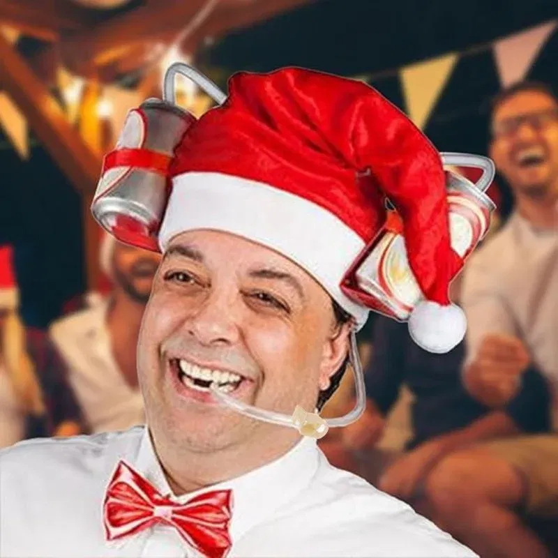 Caciula haioasa cu suport pentru bauturi, Mos Craciun [1]