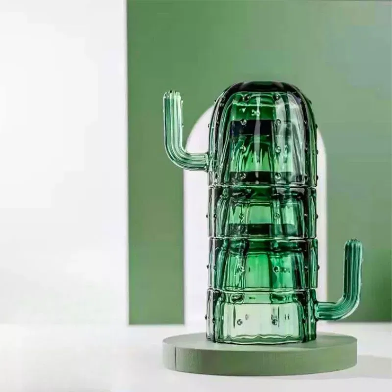 Cactus Cups set de 4 cani si pahare stivuibile [3]
