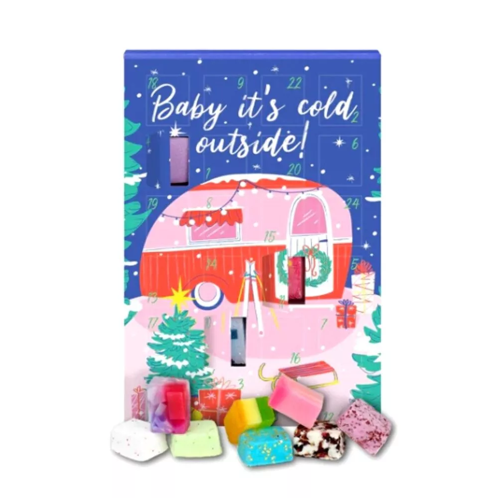 Cadouri pentru Iubita - Calendar Advent - 24 mini sapunuri cu uleiuri esentiale