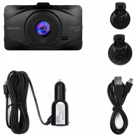 Camera auto DVR Apeman C450, Full HD, G-Sensor, Mod parcare, Filmare in bucla [9]