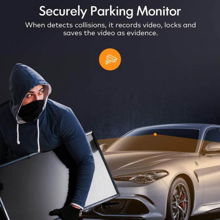 Camera auto DVR Dubla Apeman C550, Full HD, Bord si Spate, Detector miscare, Mod parcare, Filmare in bucla [5]