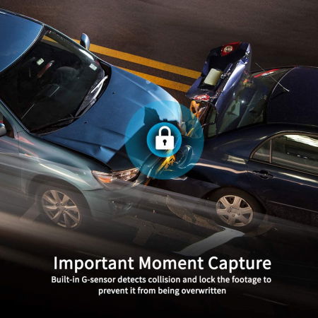 Camera auto DVR Dubla Oglinda VanTop H610, 2.5K, Bord si Spate, Touch-Screen, Senzor Sony IMX 335 [7]