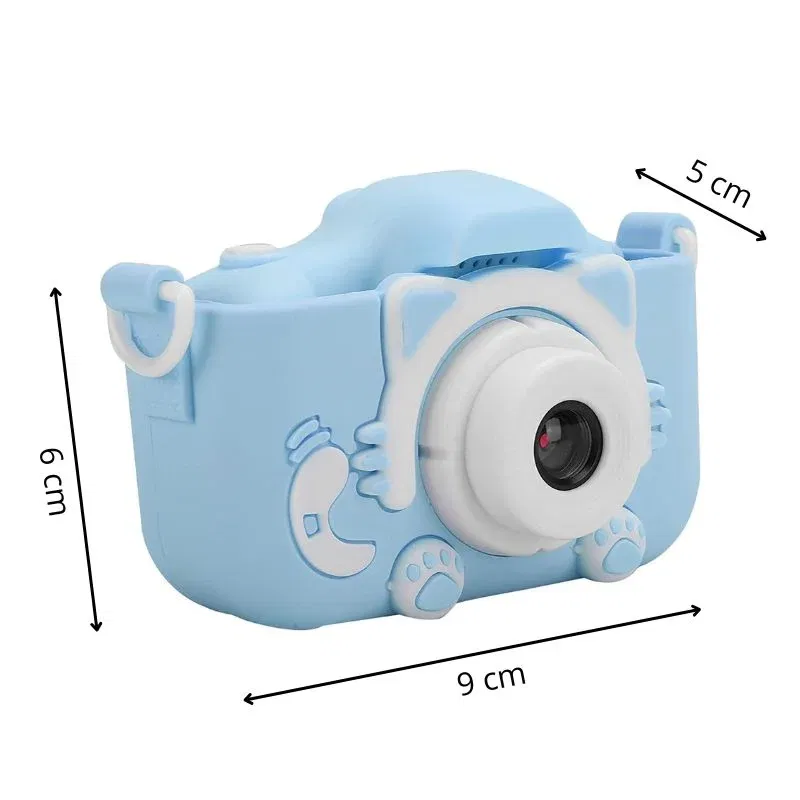 Camera foto pentru copii Smart Fun Albastru, 96 MP, Ecran 2.0 inch, 64 GB SD, 1080P HD [7]