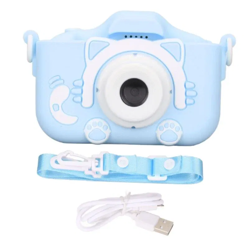 Camera foto pentru copii Smart Fun Albastru, 96 MP, Ecran 2.0 inch, 64 GB SD, 1080P HD [9]