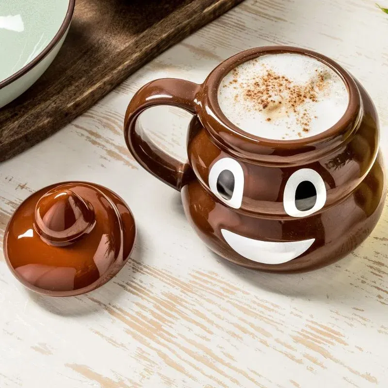 Cana amuzanta Poop Emoji [1]