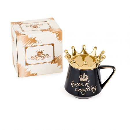 Cana cadou cu Coroana Queen of everything [6]