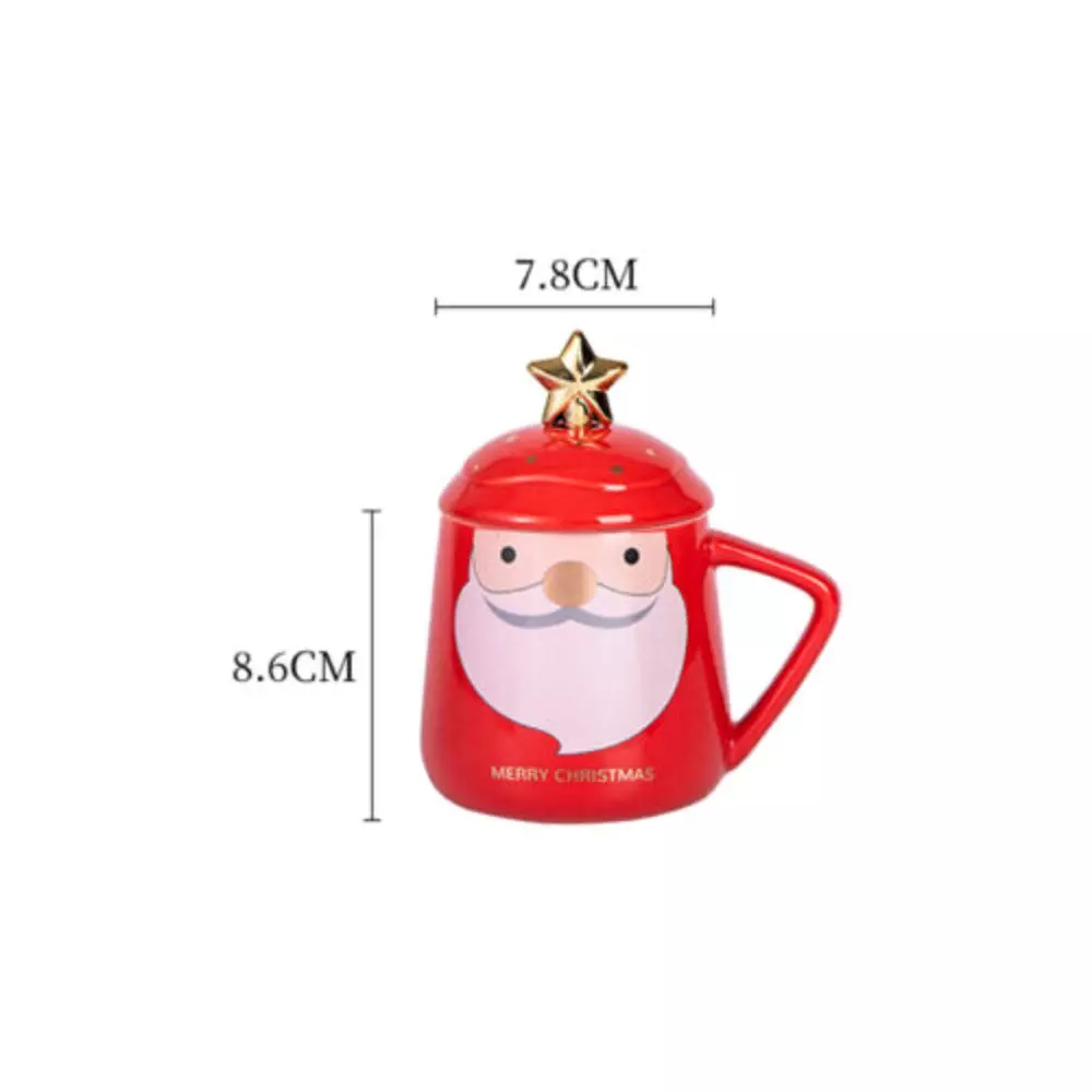 Cana cadou cu lingurita Craciuneste fericit, 450 ml [7]