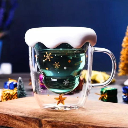 Cadouri Secret Santa - Cana cadou de Craciun cu pereti dubli si capac - Oh-Brad-frumos