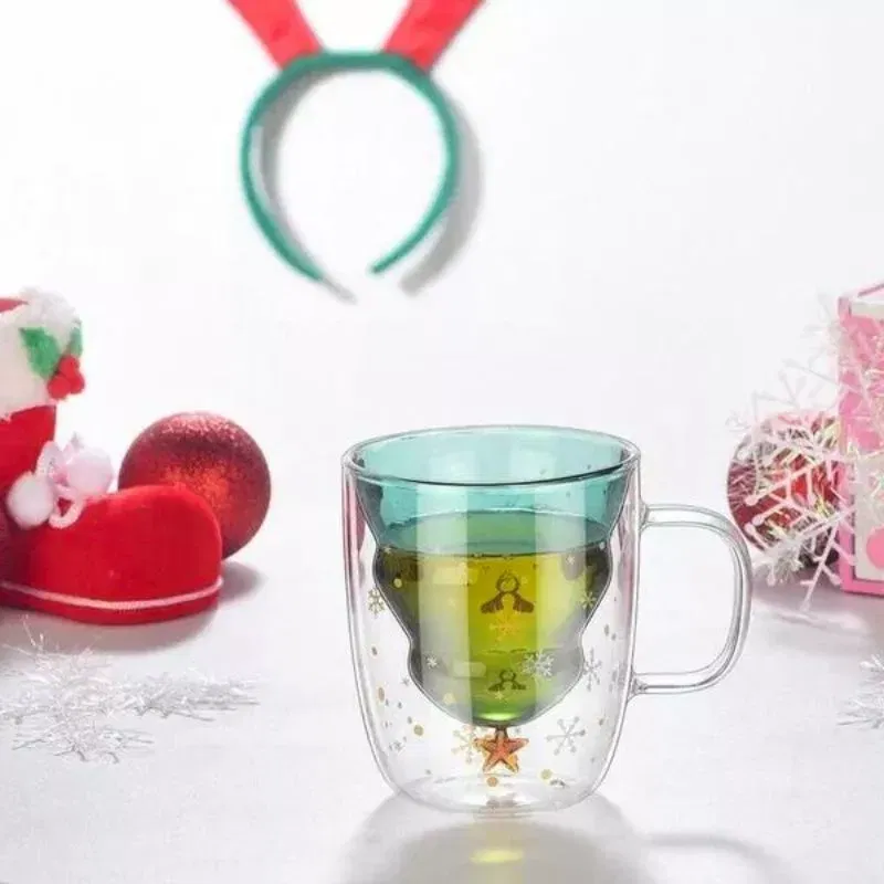 Cana cadou de Craciun cu pereti dubli si capac - Oh-Brad-frumos [16]