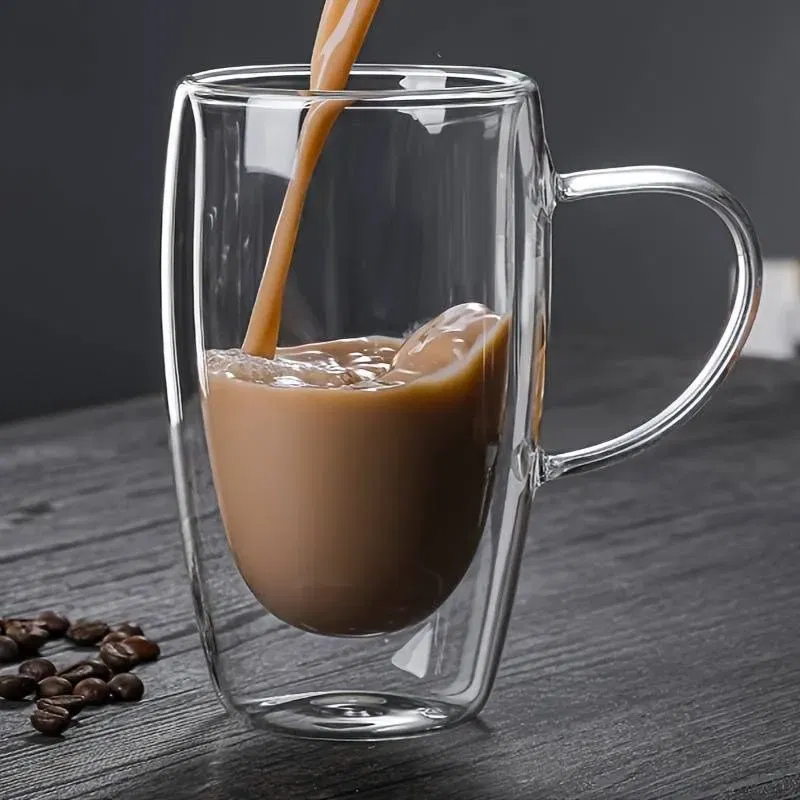 Cadouri pentru Iubita - Cana Cafea cu Pereti Dubli 450 ml