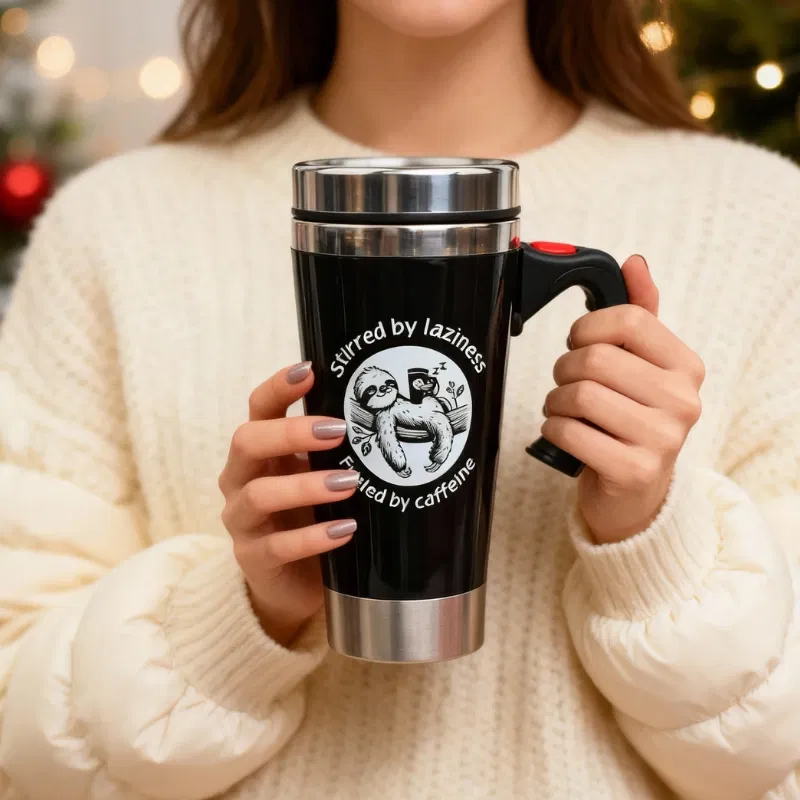 Cadouri pentru Iubit - Cana cu amestecare automata Lenes