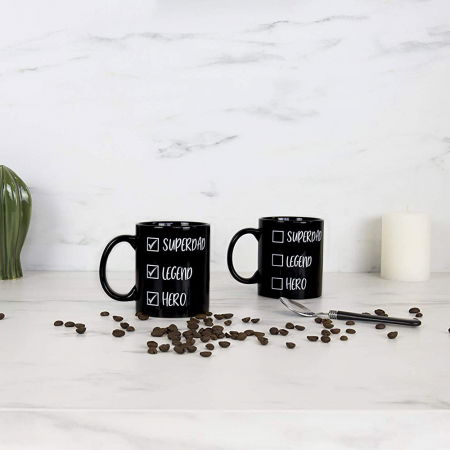 Cadouri Haioase - Cana haioasa termosensibila SuperDad, Legend, Hero