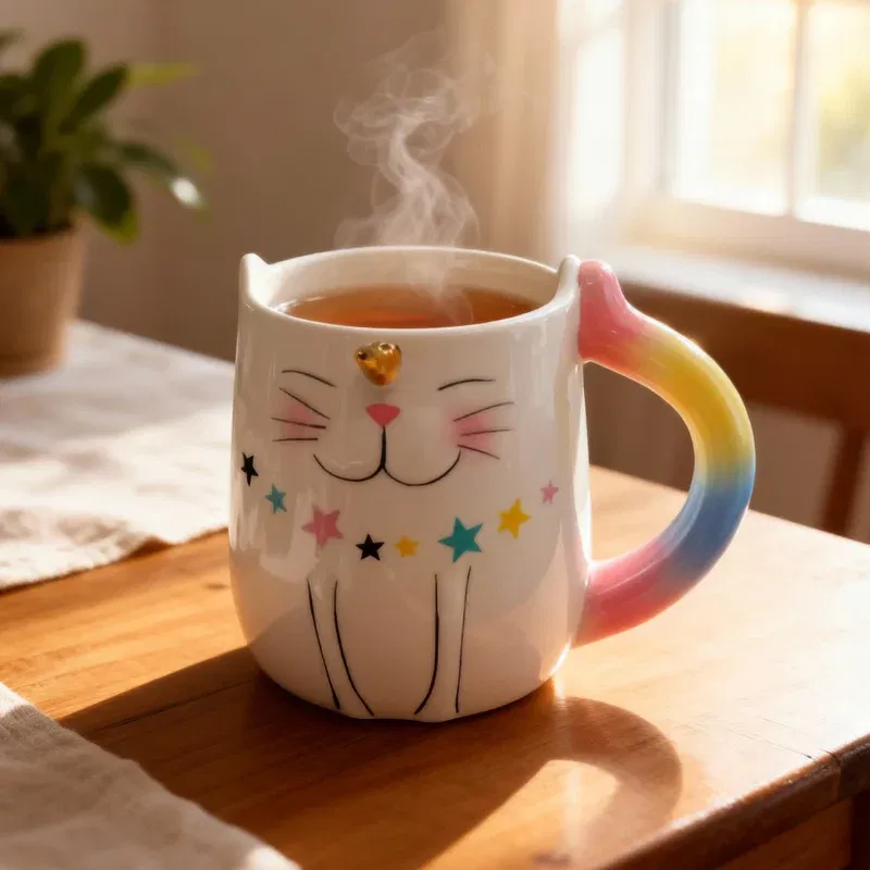 Cadouri pentru Iubita - Cana Pisica Unicorn