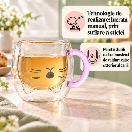 Cana Premium cu Pisicuta si Pereti Dubli [8]