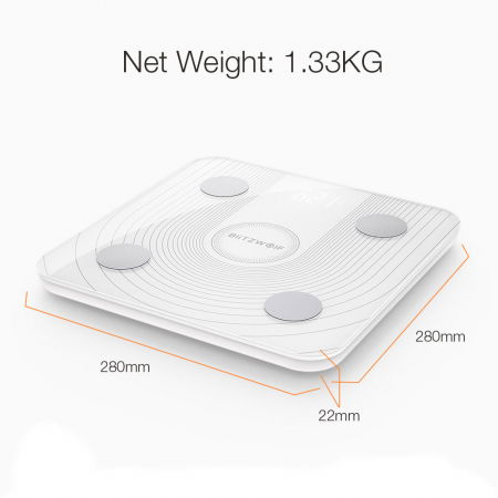 Cantar corporal Smart BlitzWolf Body Fat [4]