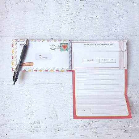 Cadouri Fete - Capsula timpului cu 12 Scrisori catre fiica mea