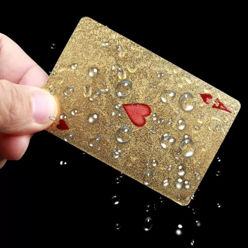 Carti de Joc Placate cu Aur 24K si cutie eleganta din lemn [4]