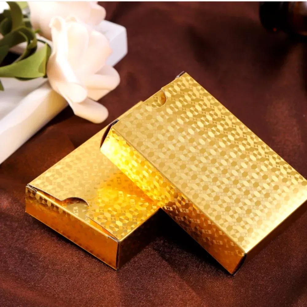 Carti de Joc Placate cu Aur 24K si cutie eleganta din lemn [5]