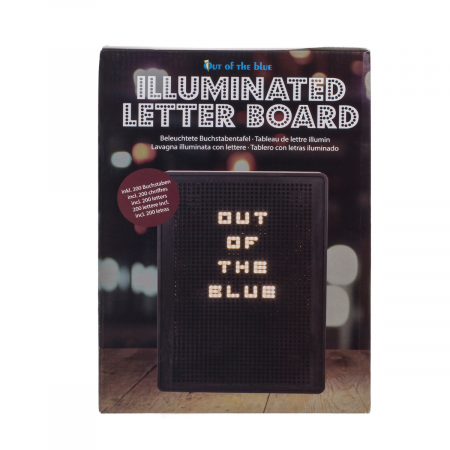 Caseta luminoasa cu litere, 21 x 29 cm [4]