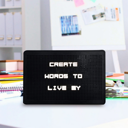 Caseta luminoasa cu litere, 21 x 29 cm [0]