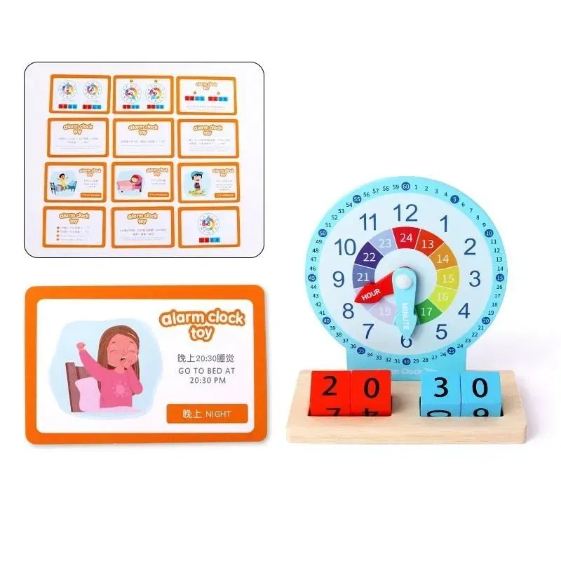 Ceas Invata Ceasul Jucarie EducaÈ›ionala Montessori pentru Copii [9]