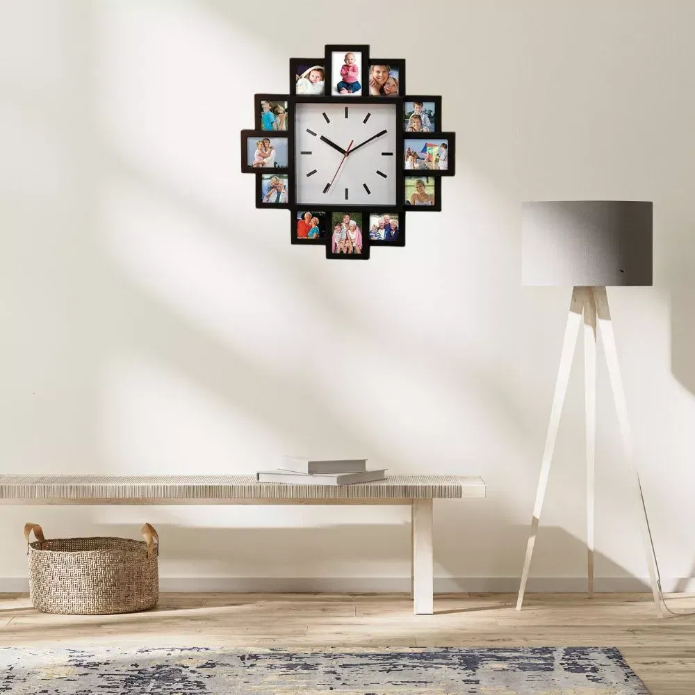 Ceas de perete cu 12 rame foto Amintiri insirate in timp [2]
