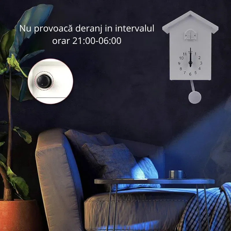 Ceas de perete cu cuc Tick-Tock Cuckoo [17]