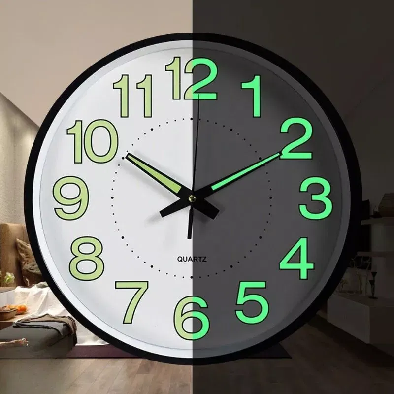 Cadouri de Craciun - Ceas de perete florescent Licurici