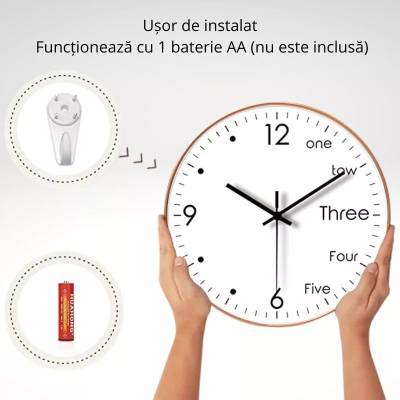 Ceas de perete One Two Three [4]