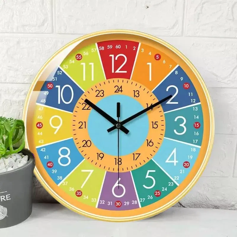 Ceas de perete pentru copii Slices [2]